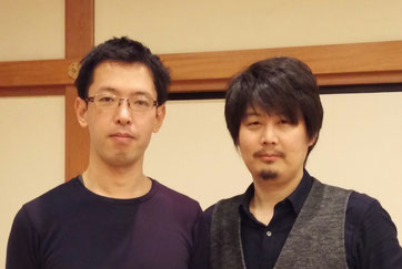 イネイト活性療法創設者の豊田竜大先生(右)と私(左)